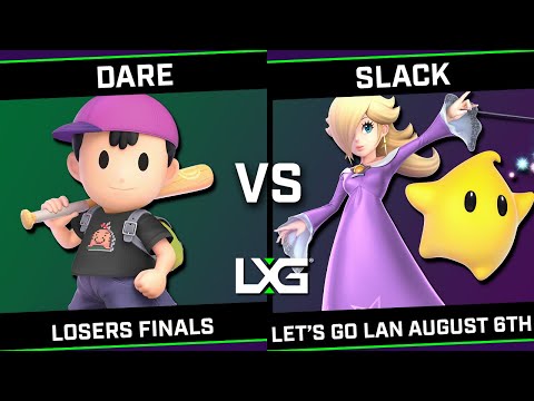 Dare (Ness) vs Slack (Rosalina) - LXG Let's Go LAN August 6th - Losers Finals
