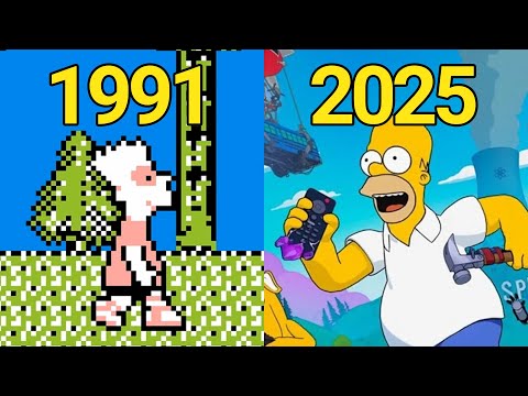 Evolution of The Simpsons Games (1991-2025)