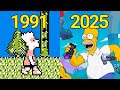 Evolution Of The Simpsons Games 1991 2025