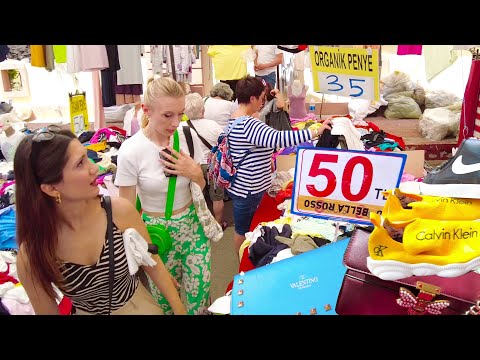 ANTALYA LARA BAZAAR on Saturdays SIRINYALI SOSYETE PAZARI Fake market #turkey #antalya #bazaar #Lara