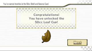 Mario Kart Wii - Unlocking 50cc Leaf Cup