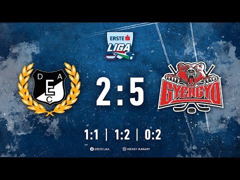 Gólösszefoglaló EL 6 - DEAC - Gyergyói Hoki Klub 2-5 20220920