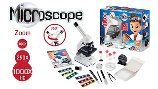Mikroskop - zväčšenie 1000x a 50 pokusov (MR600)