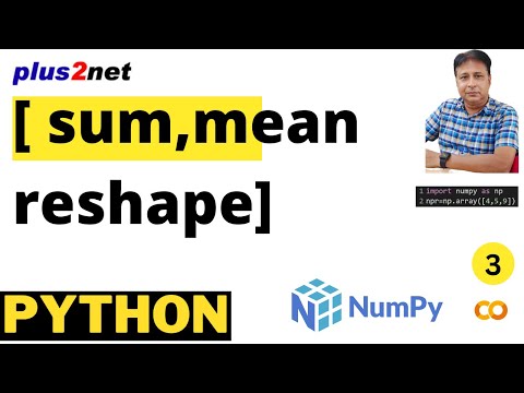 Numpy Basics Explained Arrayarangesummean Axis Reshape In Colab Python Tutorial