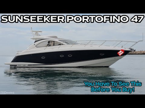 Sunseeker Portofino 47 For Sale — Complete Onboard Tour!