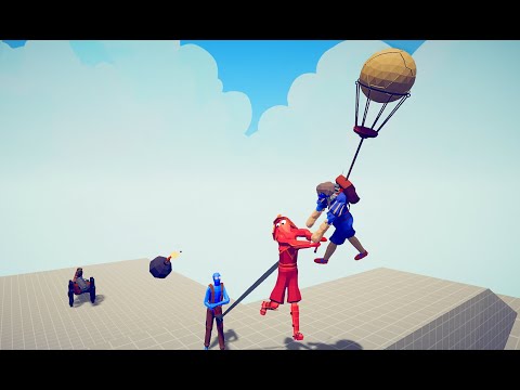 BALLOONER & RURAL HARPOONS +  WW2 SOVIET M-30/12,2 cm | TABS - Totally Accurate Battle Simulator