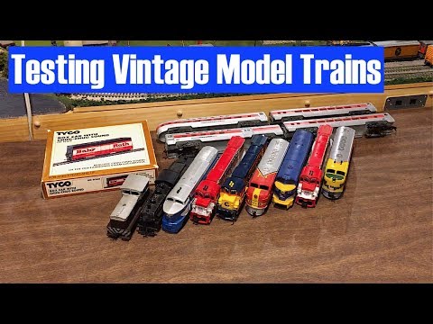 Testing Vintage Model Trains From The Huge Mail Haul