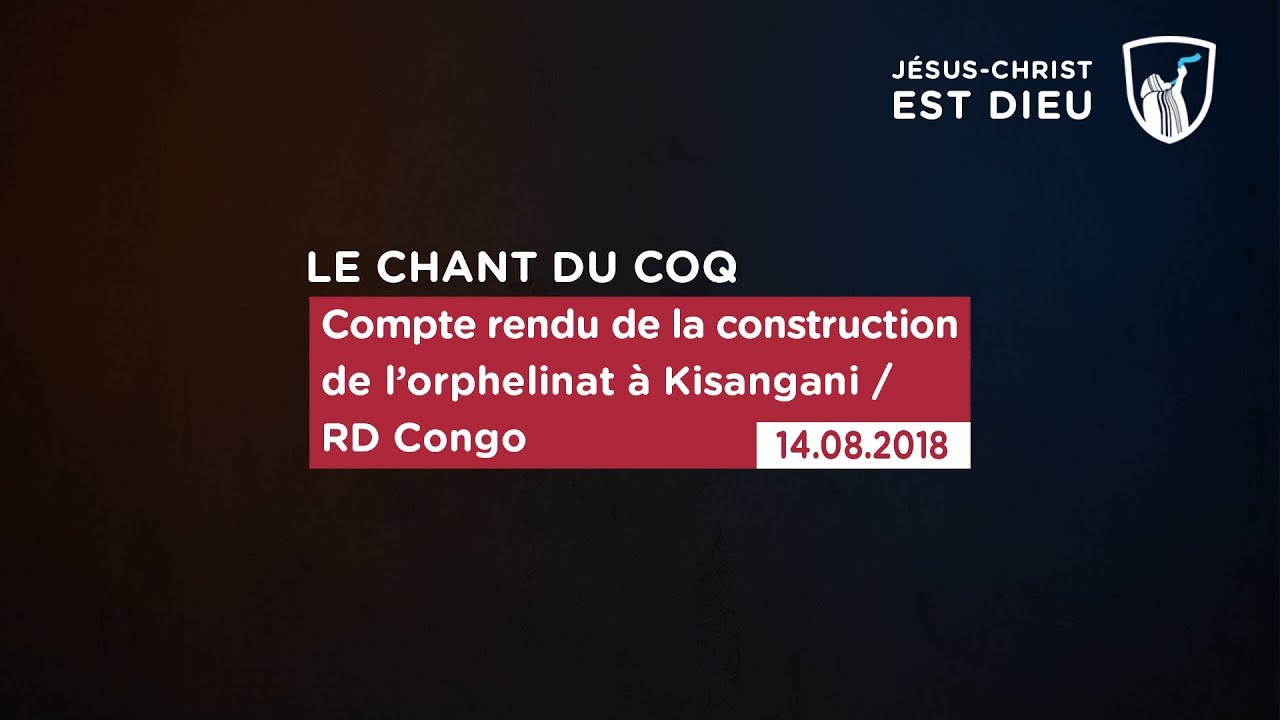 Thumbnail of video: Compte rendu de la construction de l'orphelinat à kisangani/RD Congo