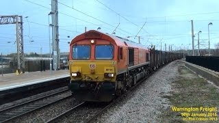 preview picture of video 'Warrington Freight - 30th January 2013'