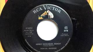 Howdy Neighbor Howdy , Porter Wagoner , 1964 Vinyl 45RPM