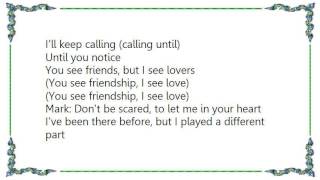 Westlife - You See Friends I See Lovers Lyrics