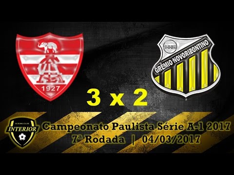 LINENSE 3 X 2 NOVORIZONTINO - CAMPEONATO PAULISTA SÉRIE A1 2017 - 7ª RODADA