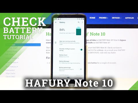 How to Enable Battery Percentage on HAFURY Note 10 – Battery Info