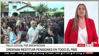 🔴FALLO JUDICIAL POR DISCAPACIDAD: ORDENAN RESTITUIR EN TODO EL PAÍS