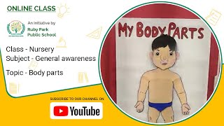 General Awareness for Nursery Students | Body Parts | General Knowledge | Ruby Park Public School Thumbnail