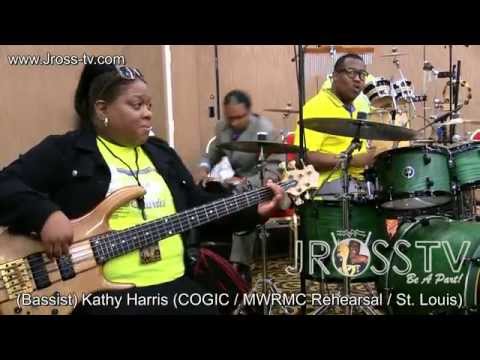 James Ross @ (Bassist) Kathy Harris - "COGIC Shout" - www.Jross-tv.com (St. Louis)