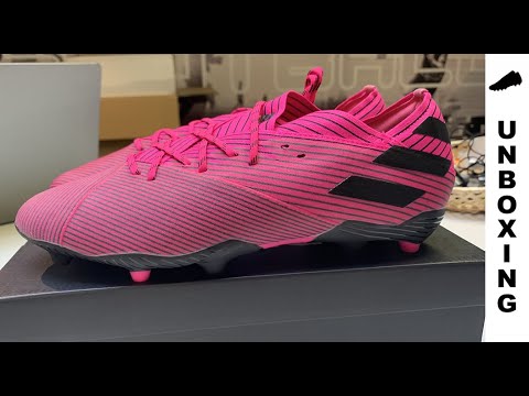 adidas Nemeziz 19.1 FG/AG Hard Wired - Shock Pink/Core Black Kids