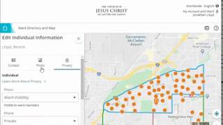 How to update contact info in the ward directory