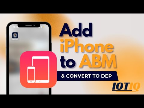 iPhone’u Apple Business Manager’a kaydetme