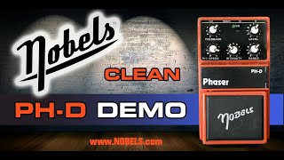 Video thumbnail for Nobels PH-D Phaser Pedal | Demo | Clean Sounds by Nobels Official