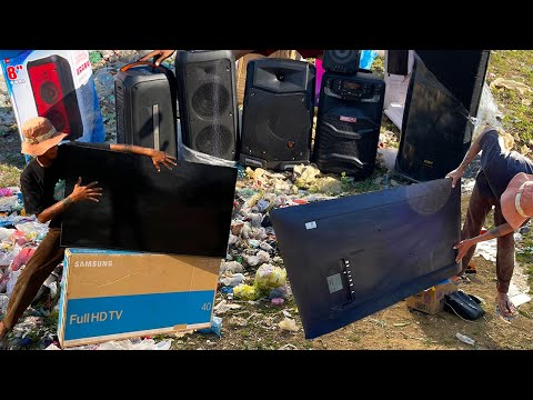 WOW! Lucky Day Found Smart phone & Samsung Smart TV at Trash Place - 2023 Dumpster Diving