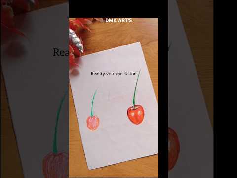 Reality v/s expectation 😱😤#drawing #trending #virslshorts #DMK ART'S❤️