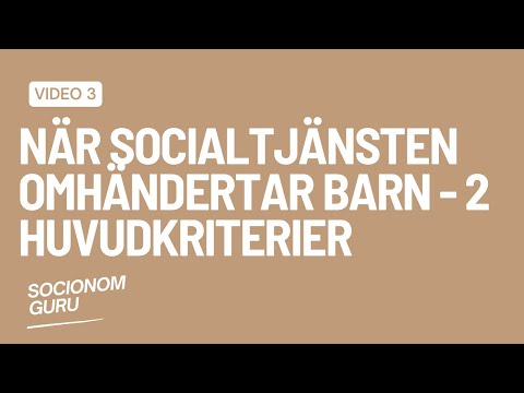 Barnets bästa i fokus: 2 huvudkriterier för omhändertagande av barn. 4K