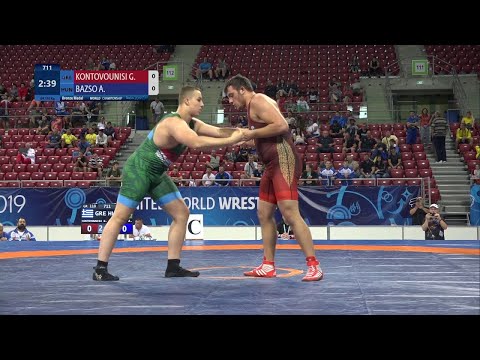 BRONZE GR - 110 kg: G. KONTOVOUNISI (GRE) v. A. BAZSO (HUN)