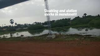 preview picture of video 'Mandavalli station and doubling works'