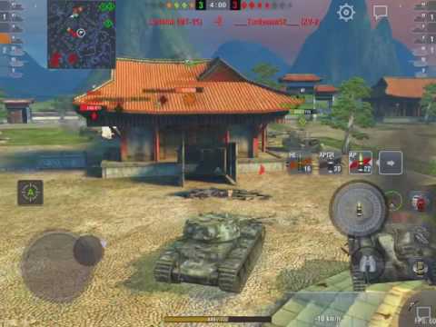 WoT Blitz Game Play - KV-1 and BDR G1 B Platoon