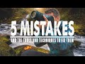 5 On-Location Landscape Photography MISTAKES & How to FIX THEM!
