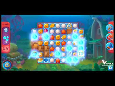 Fishdom. 9382 hard level no boosters and diamonds. 12 moves