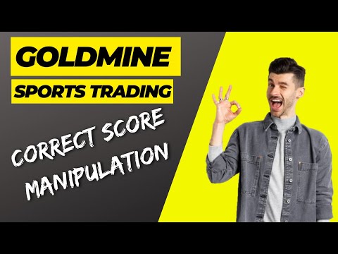 Betfair Correct Score Manipulation