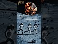 Asteroids Hitting the Moon?! Astronauts Running for Safety! 🌑☄️ #Moon #SpaceDisaster #Astronaut