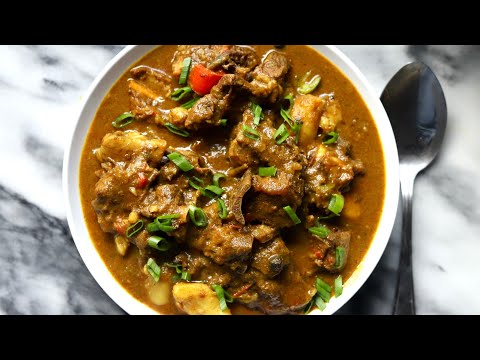 How to make curry goat season rice in one pot