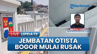 Jembatan Otista Bogor Alami Kerusakan, Diresmikan Jokowi 3 Tahun Lalu