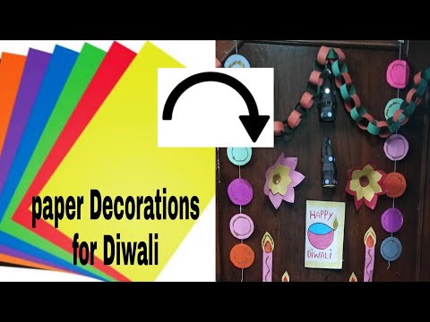 Paper Decorations for Diwali | 3D flowers | Easy wall Hanging | Creative Ateefa |