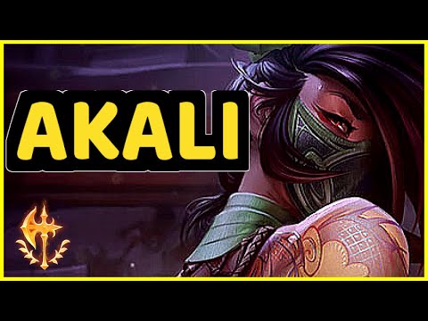AKALI VS GALIO MID GAMEPLAY CHALLENGER I