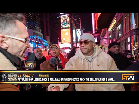 Todd interviews Actor & Hip Hop Legend LL Cool J at the 2024 Dick Clark's New Year's Rockin' Eve