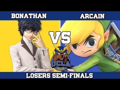 UCLA Scrub Mountain Fall 2019 Losers Semis - Bonathan(Joker) vs Arcain(Robin, Palutena,Toon Link)