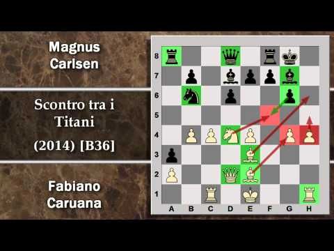 Partite Commentate di Scacchi 120 - Caruana vs Carlsen - Scontro tra i Titani - 2014 [B36]
