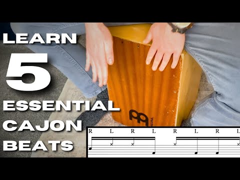 Learn These 5 Essential Cajon Beats (with notation)