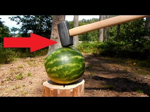 EXPERIMENT HAMMER vs WATERMELON