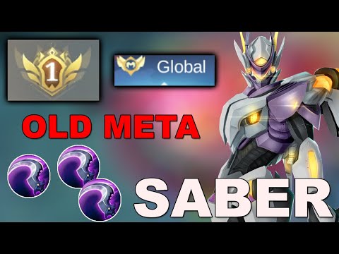 Saber OLD META " The Comeback " | Saber Best Build 2022 | MLBB