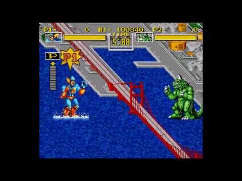 King of the Monsters ... (Sega Genesis) Gameplay