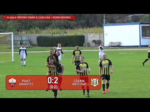 PIAST GRODZIEC 0:2 LMKS CZARNI BRZEŹNO (BRAMKI)