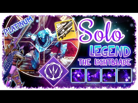 Solo 1550 Ordeal Legend 100k Nightfall Hunter - The Lightblade - Destiny 2 - With Gjallarhorn