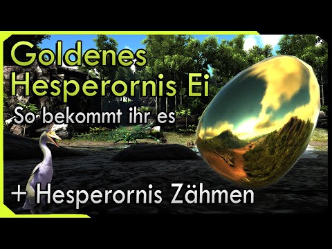 Goldenes Hesperornis Ei so bekommt ihr es ! + Hesperornis zähmen in ARK Survival Evolved