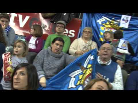 La afición acompaña al Melilla Baloncesto a la final de la Copa Reina