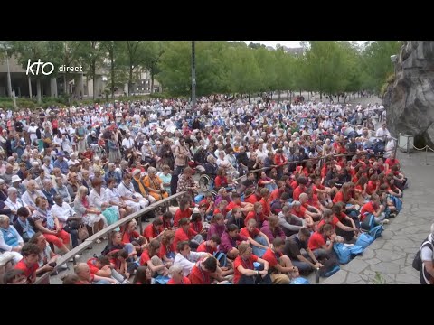 Chapelet du 12 juillet 2023 à Lourdes